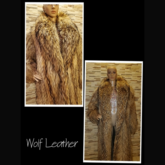 The Evans Collection Long Wolf Coat - Picture 12 of 17